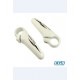 EMBOUTS DE CINTRE ALU BLANC