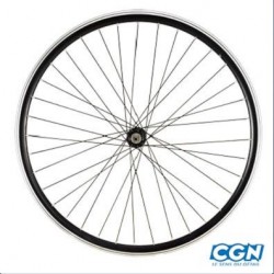 ROUE AV VTC 28P ALU NOIR RENORCEE