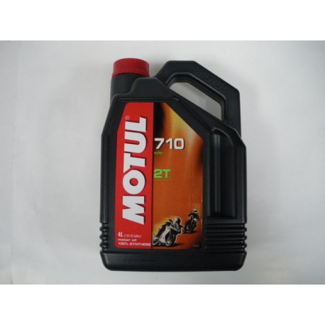 HUILE MOTUL 2T 100% SYNTHESE 4L