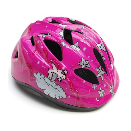 CASQUE ENFANT POLISPORT BEAR ROSE