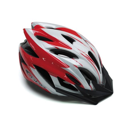 CASQUE VELO GES FLOW ROUGE-BLANC