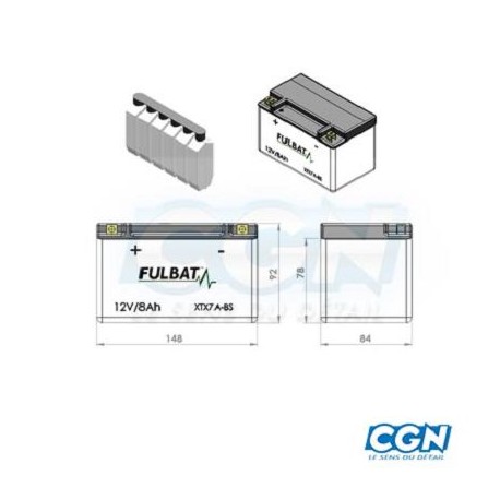 BATTERIE FULBAT FTX9-BS