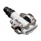 PAIRE PEDALES VTT SHIMANO SPD M520 BLANC