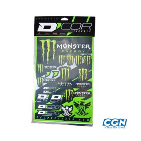 AUTOCOLLANTS MONSTER ENERGY 50X28