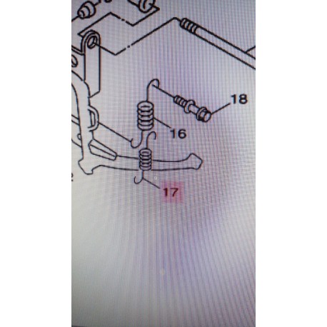 RESSORT BEQUILLE CENTRALE INF. FLAMEX 125CC