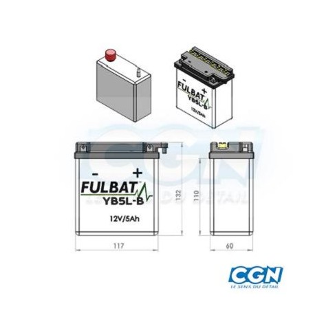 BATTERIE FULBAT FB5L-B