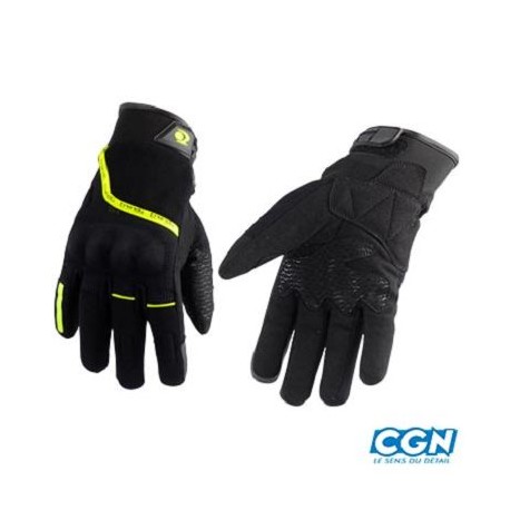 GANTS HIVER TRENDY GT220 LANZ NOIR-JAUNE