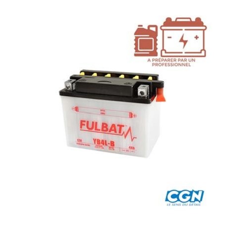 BATTERIE FULBAT FB4L-B 12V 4AH - mbkleborgne