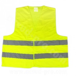 GILET DE SECURITE JAUNE FLUO ENFANT 4-8