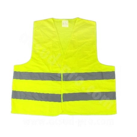 GILET DE SECURITE JAUNE FLUO ENFANT 4-8