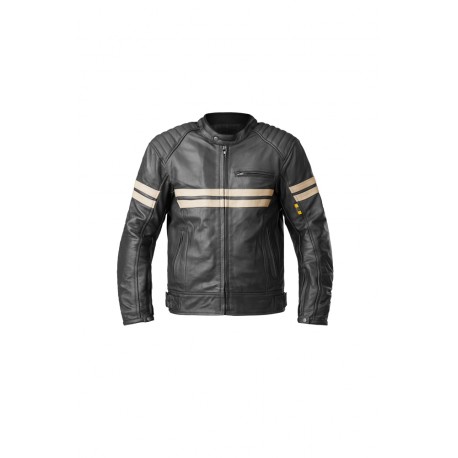 BLOUSON CUIR 4SQUARE HOMME COBRA NOIR