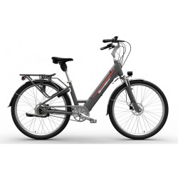 VELO ELECTRIQUE STARWAY GRAND TOURING GRIS CADRE BAS