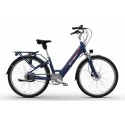 VELO ELECTRIQUE STARWAY GRAND TOURING BLEU CADRE BAS EM