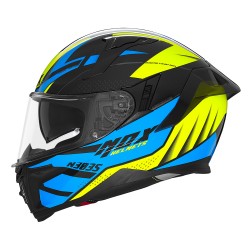 CASQUE NOX N303S VEKTRA NOIR-BLEU-JAUNE Fluo