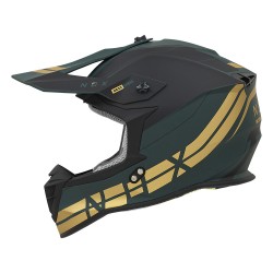 CASQUE CROSS NOX N633 AIRSHOCK VERT MAT-OR