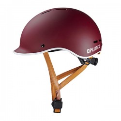 CASQUE VELO URBAIN OPTIMIZ O375 BORDEAUX MAT