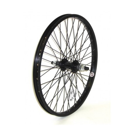 ROUE ARRIERE BMX ALU NOIR AXE14