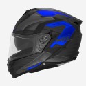 CASQUE NOX N304S CARVER NOIR MAT - BLEU