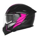 CASQUE NOX N401 XENO NOIR MAT ROSE