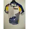 MAILLOT LOOK BLEU-VERT-ORANGE