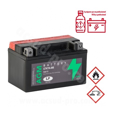 BATTERIE LANDPORT LTX7A-BS