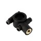 SUPPORT RETRO GAUCHE D8 NOIR
