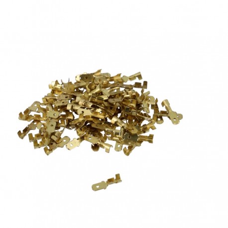 COSSE ELECTRIQUE LAITON PLATE MALE 4.8