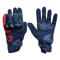 GANTS TRENDY ETE GT835 NOIR-ROUGE