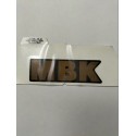 AUTOCOLLANT MBK CARENAGE MARRON 9CM