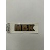 AUTOCOLLANT MBK PETIT CARENAGE MARRON 5CM
