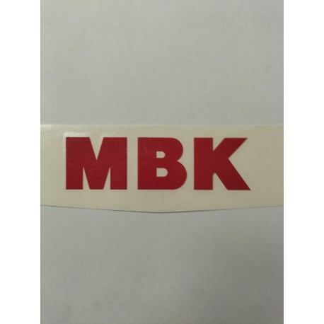 AUTOCOLLANT MBK ROUGE