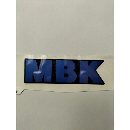 AUTOCOLLANT MBK BLEU BAS DE CAISSE
