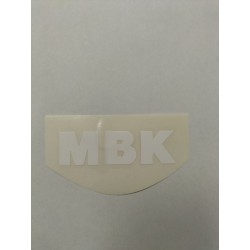 AUTOCOLLANT MBK BLANC