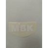 AUTOCOLLANT MBK BLANC