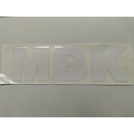 AUTOCOLLANT MBK BLANC