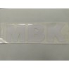 AUTOCOLLANT MBK BLANC 23cm