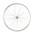 ROUE AVANT VTT 26P ALU AXE PLEIN