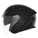 CASQUE JET NOX N130 NOIR BRILLANT