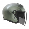CASQUE JET EXKLUSIV NITRO VERT METAL