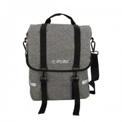 SACOCHE VELO PORTE BAGAGE OPTIMIZ GRIS CLAIR - 17 LITRES