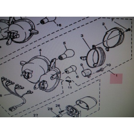 FEU AR + CLIGNOTANT G COMPLET SKYLINER