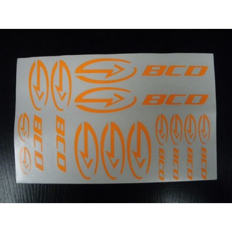 PLANCHE DECORS BCD FLUO ORANGE