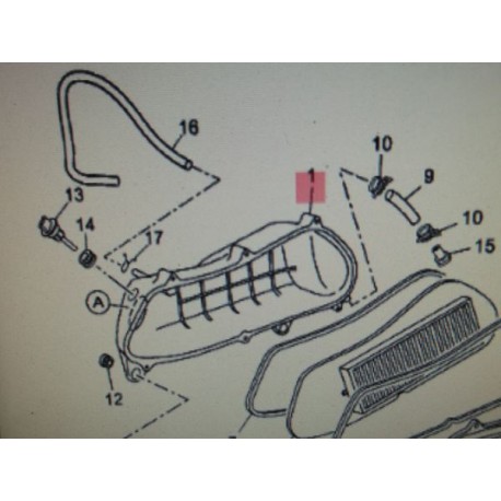 BOITIER FILTRE A AIR 1 SKYCRUISER 125cc