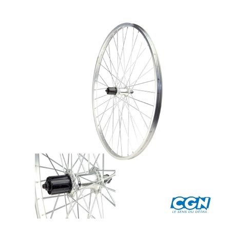 ROUE ARRIERE ALU 700X35 CASSETTE