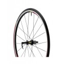 PAIRE DE ROUE MAVIC ROUTE AKSIUM NOIR-ROUGE