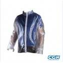 VESTE IMPERMEABLE TRANSLUCIDE PVC